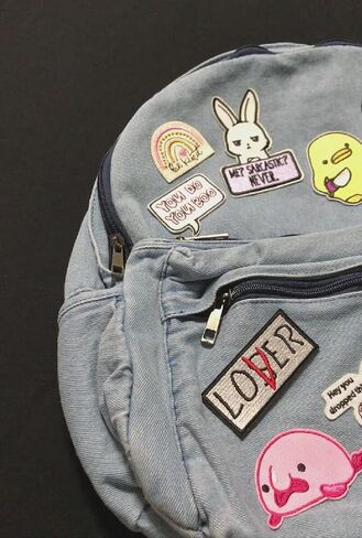 Loser Lover Black Comedy Embroidered Iron On Patch Funny Gift in Saudi Arabia