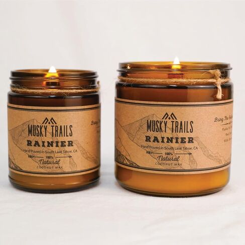 شمعة شمع جوز الهند المصبوبة يدويًا من رينييه ناشونال بارك (4 أونصة) in Kuwait