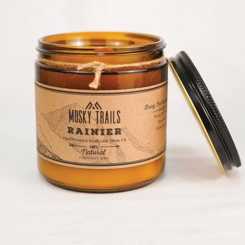 شمعة شمع جوز الهند المصبوبة يدويًا من رينييه ناشونال بارك (4 أونصة) in Kuwait