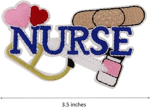 Nurse Save Lives Black Girl Magic Embroidered Iron On Patches in Saudi Arabia