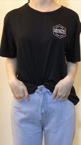 Chaotic Neutral Kinda Care Funny Meme Embroidered Iron On Patch in Saudi Arabia