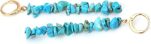 Turquoise Earrings for Women Dangling Handmade Turquoise Dangle Drop Earrings for Women in Kuwait