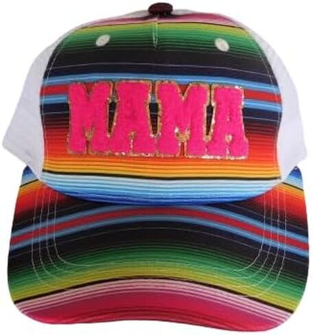 قبعة بيسبول نسائية - قبعة Mama Chenille Patch للنساء - قبعة عصرية بنمط Snapback للنساء (ليوبارد) in Kuwait