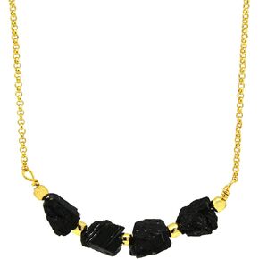 Gempires Raw Amethyst Bar Necklace, February Birthstone, Energy Healing Crystals, Bar Necklace Pendant for women, 22 inch,Jewelry for Women (Amethyst)