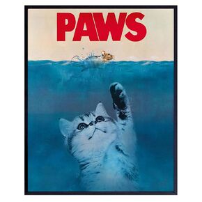 فن وديكور جداري على شكل قطة فأر - هدايا لمحبي القطط للرجال والنساء - قطة لطيفة - ملصق ديكور حائط مضحك - ديكورات للقطط لغرفة النوم، وغرفة المعيشة، وغرفة الأطفال - هدايا تحت عنوان القطة - سيدة القطط in Kuwait