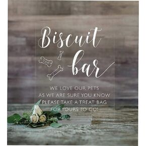 قالب بسكويت أكريليك خذ لافتة واحدة لحفلات الزفاف والمناسبات - يرجى أخذ لافتة واحدة لحفلات الزفاف الخاصة بالكلاب: علامة الهدايا المثالية لمحبي الحيوانات الأليفة (علامة أكريليك 8 × 10 مع حامل أكريليك). in Kuwait