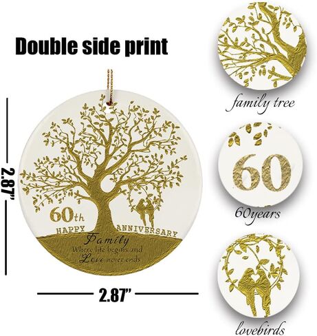 هدايا الذكرى السنوية الستين للزفاف للآباء، هدايا الذكرى السنوية الستين للزوجين، هدايا الذكرى السنوية الماسية للزواج لها أو له in Kuwait