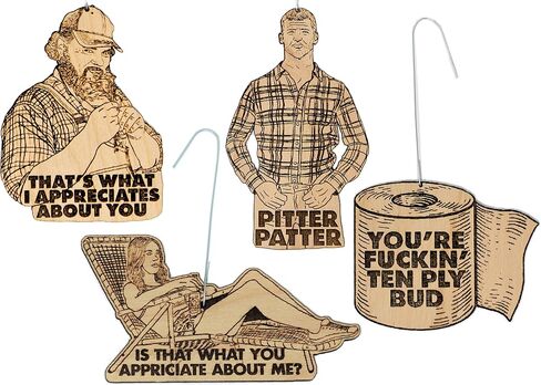Let's Get At 'Er 4 Christmas Ornament Set in Saudi Arabia