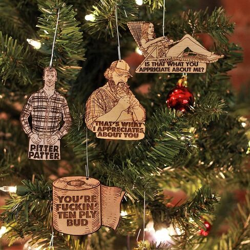Let's Get At 'Er 4 Christmas Ornament Set in Saudi Arabia