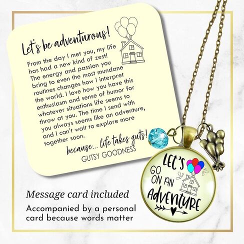 The Best Journey Leads Home Adventure Necklace Life Compass Charm 24" in Kuwait