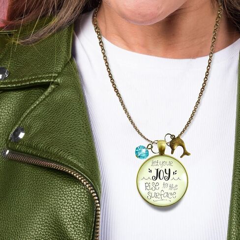 The Best Journey Leads Home Adventure Necklace Life Compass Charm 24" in Kuwait