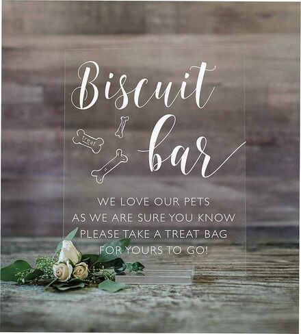 قالب بسكويت أكريليك خذ لافتة واحدة لحفلات الزفاف والمناسبات - يرجى أخذ لافتة واحدة لحفلات الزفاف الخاصة بالكلاب: علامة الهدايا المثالية لمحبي الحيوانات الأليفة (علامة أكريليك 8 × 10 مع حامل أكريليك). in Kuwait