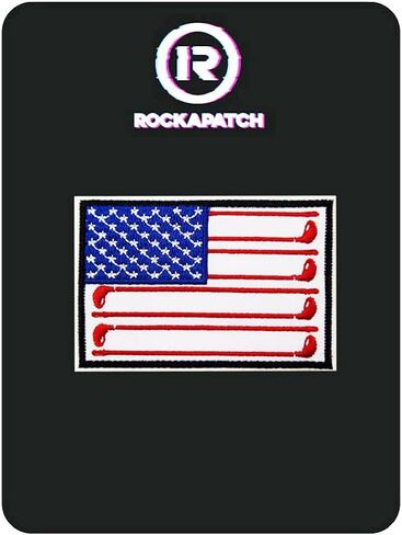 American Flag Golf Embroidered Iron On Patch Golf Shirt Bag Hats DIY in Saudi Arabia