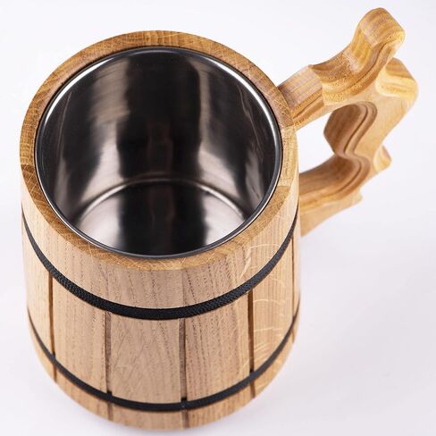 FF Chocobo Beer Stein, FF Wooden Beer Mug, 22 oz, Engraved Beer Tankard, Gift for Gamer, Groomsmen Gift, Gift for Him, Boyfriend Gift in Saudi Arabia