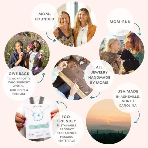 قلادة ملهمة من SoulKu Touchstone، مجوهرات تحفيزية مصنوعة يدويًا، سلك بطول قابل للتعديل، قلادة قلادة شفاء للنساء (المرونة، يشب الصورة) in Kuwait