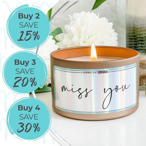 Moonlight Makers, Go Shawty, It's Sherbert Day, Rose Gold Vanilla Breeze Scented Handmade Candle, Natural Soy Wax Candle, 25+ Hour Burn Time, 8oz Tin in Kuwait