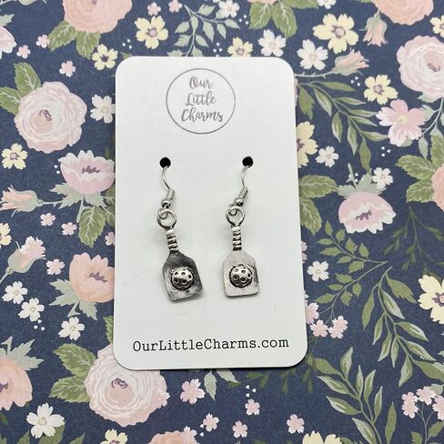 Pickleball Paddle Jewelry for Her - Gift for Pickleball Player - Athletic Earrings in Saudi Arabia