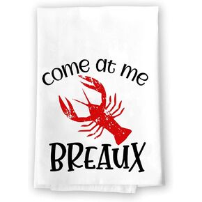 Funny Novelty Bath Hand Towels | Crawdad | Cajun Crawfish Bayou Summer Southern Decor | Hilarious Adult Crude Humor Home House Warming Wedding Gift Present in Kuwait