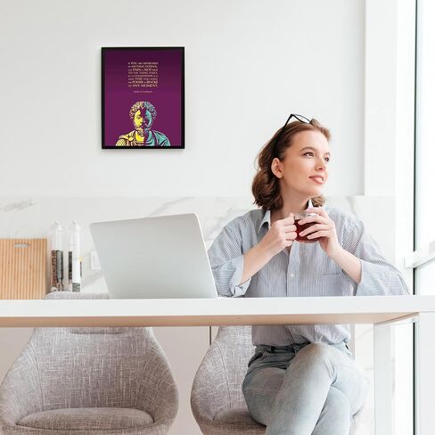 لوحة فنية جدارية مقتبسة من ماركوس أوريليوس - "إذا كنت منزعجًا - لديك القدرة على الإلغاء" - طباعة جدارية فنية مقاس 8 × 10 جاهزة للتأطير. ديكور العالم القديم للمنزل والمكتب والفصول الدراسية. اقتباس فلسفي ملهم. in Kuwait