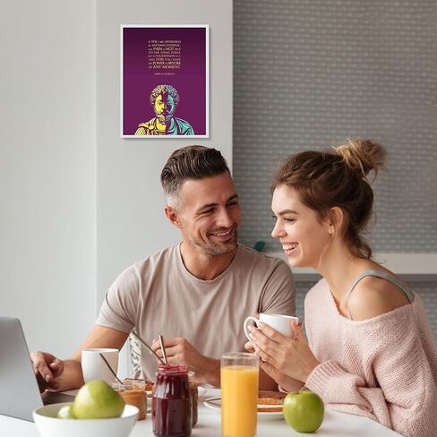 لوحة فنية جدارية مقتبسة من ماركوس أوريليوس - "إذا كنت منزعجًا - لديك القدرة على الإلغاء" - طباعة جدارية فنية مقاس 8 × 10 جاهزة للتأطير. ديكور العالم القديم للمنزل والمكتب والفصول الدراسية. اقتباس فلسفي ملهم. in Kuwait