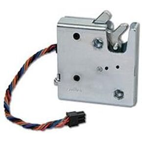 ساوثكو مزلاج كهربائي دوار يعمل بالضغط والاغلاق R4-EM-11-161، اعادة قفل تلقائي، مع مفتاح دقيق لحالة المزلاج، موصل غير مغلق، خيط 1/4-20، غطاء فولاذي، لوح زنك، كروم ساطع in Kuwait