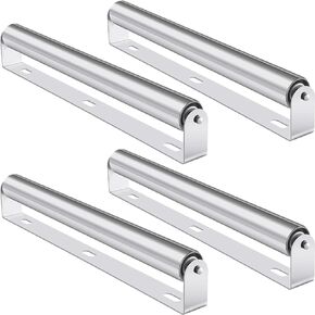 Therwen 4 Pack 16" Long Roller and Bracket Set 1.5" Diameter Kayak Roller Loader Boat Trailer Rollers with Brackets Conveyor Rollers Metal Roller with Bracket for Transporting Raft Industrial Use in Saudi Arabia