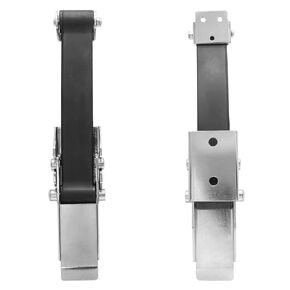 BokWin 2 قطعة 9.3 بوصة مزلاج سحب مطاطي مرن، مزلاج سحب عالي التحمل لصندوق شحن باب مقصورة القارب (أسود) in Kuwait