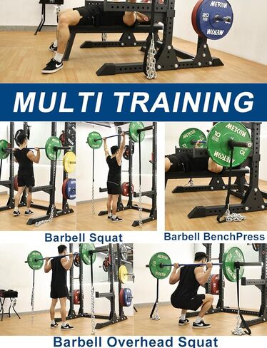 زوج سلاسل رفع الأثقال من فيتارك، سلاسل رفع الأثقال مع الياقات والأشرطة، تدريب القوة على رفع الأثقال، سلاسل رفع الأثقال للمقاومة، سلاسل تمرين فولاذية in Kuwait