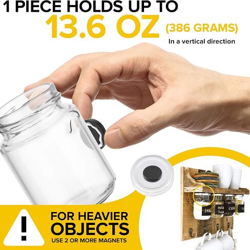 Ferrite Ring Magnets with Holes - 1.2 Inch (31mm) Round Disc Donut Magnets - Circle Hole Magnets - Perfect Ceramic Circular Magnets for Crafts and DIY in Kuwait