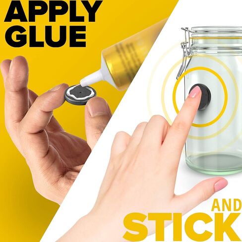 Ferrite Ring Magnets with Holes - 1.2 Inch (31mm) Round Disc Donut Magnets - Circle Hole Magnets - Perfect Ceramic Circular Magnets for Crafts and DIY in Kuwait