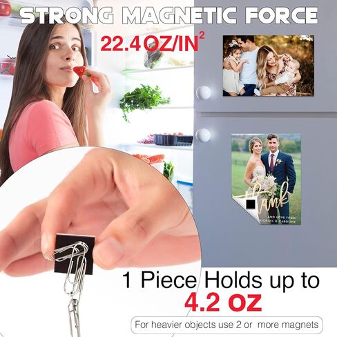 مغناطيسات مع دعامة لاصقة رغوية للأسطح غير المستوية (0.8 × 0.8 بوصة 128 قطعة)، نقاط مربعة مغناطيسية صغيرة للحرف اليدوية، بلاط السيراميك، مغناطيسات ذاتية اللصق للأولاد والبنات in Kuwait