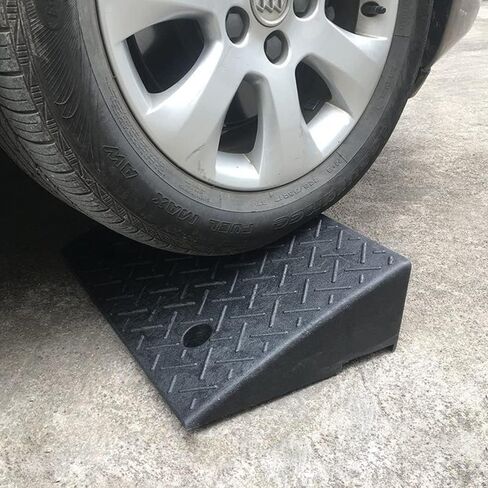 39.4" Loading Rubber Curb Ramp Heavy Duty Loading Rubber Dock Rubber Curb Ramps Car Slope Ramp 20Ton in Saudi Arabia