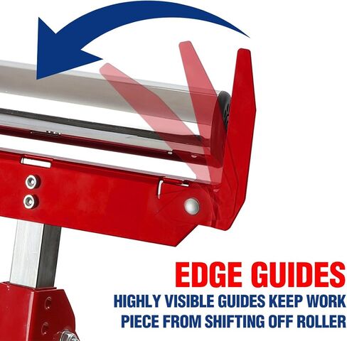 WORKPRO Folding Roller Stand Height Adjustable, Heavy Duty 250 LB Load Capacity, Outfeed Woodworking in Saudi Arabia