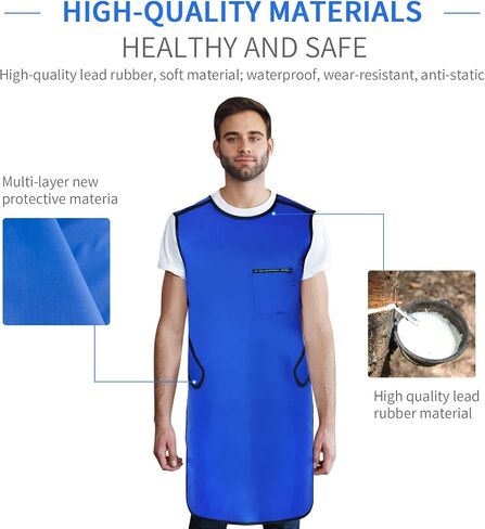 ANNWAH 0.35mmPb X-Ray Apron,Lightweight X-Ray Shield Apron for Adult,Dental Lead Apron in Kuwait