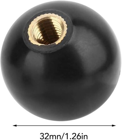 5Pcs Ball Lever Knob, Bakelite Ball Lever Knobs, M8 Female Thread Machine Handle 32mm Diameter Round Handle Ball Knob for Machine Tools in Saudi Arabia