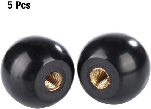 5Pcs Ball Lever Knob, Bakelite Ball Lever Knobs, M8 Female Thread Machine Handle 32mm Diameter Round Handle Ball Knob for Machine Tools in Saudi Arabia