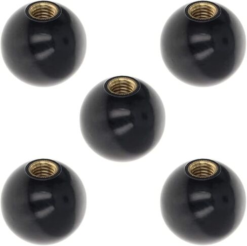 5Pcs Ball Lever Knob, Bakelite Ball Lever Knobs, M8 Female Thread Machine Handle 32mm Diameter Round Handle Ball Knob for Machine Tools in Saudi Arabia