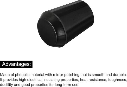 HARFINGTON مقبض دوار، قطعتان M12x40mm مقبض مدبب من الفينول خيط أنثى مع مقبض آلة إدخال نحاسي لقطع غيار طحن المخرطة الصناعية in Saudi Arabia
