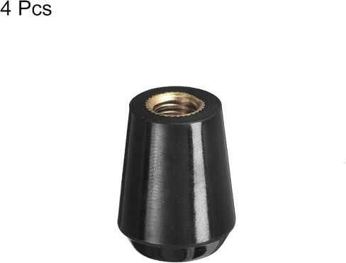 HARFINGTON مقبض دوار، قطعتان M12x40mm مقبض مدبب من الفينول خيط أنثى مع مقبض آلة إدخال نحاسي لقطع غيار طحن المخرطة الصناعية in Saudi Arabia