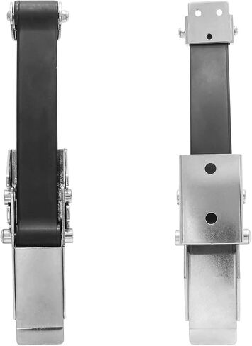 BokWin 2 قطعة 9.3 بوصة مزلاج سحب مطاطي مرن، مزلاج سحب عالي التحمل لصندوق شحن باب مقصورة القارب (أسود) in Kuwait