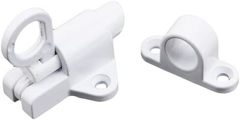 Self-Closing Latch Spring Door Lock Door Latch (Black) (Black) in Saudi Arabia
