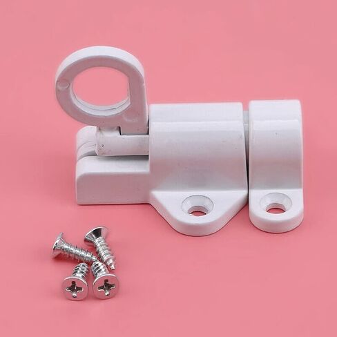 Self-Closing Latch Spring Door Lock Door Latch (Black) (Black) in Saudi Arabia