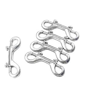 JCPLYNN Stainless Steel 316 Marine Grade Double End Bolt, Double Ended Snap Hook, Snap Bolt Trigger Chain Clip, 3",3-1/2", 4", 4-1/2", Pack of 3/5 (3Pcs 4-1/2''(115mm)) in Kuwait