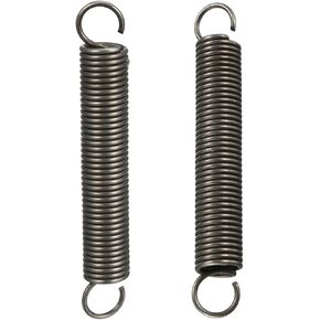 DTGN 1.2x10x70mm (WxODxL) زنبرك تمديد - عبوتان - جيد لآلات إصلاح المنزل - زنبرك فولاذي ممتد مضغوط - رمادي داكن