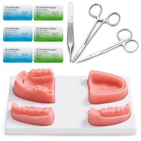 Ultrassist Dental Suture Training Kit, Dental Suture Practice Kit for Gum Cutting & Gingival Suturing, Best Dental Suture Practice Pads for Dental School Students (Training USE ONLY) in Kuwait