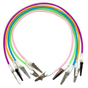 10 Pack Dental Bib Clips - Clamp Holders for Dental Bibs or Napkins - Disposable Silicone Chain and Clip Bib Holder - Blue, Green, Pink, Purple, Orange (2 of Each Color) in Kuwait