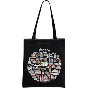 MNIGIU Boston Tote Bag Boston Souvenir Gift Boston Travel Bag Boston Housewarming Gift