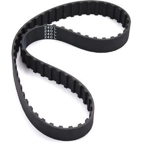حزام توقيت Fielect أسود مسنن من المطاط الصناعي، بكرة متزامنة بحلقة مغلقة، عرض 20 مم، درجة 9.5 مم، 64 سنًا (240 لتر) in Kuwait