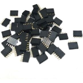 （Pack of 50） Female Pin Headers 2.54mm Pitch 1X 5Pins Single Row Female PCB Header Connector in Saudi Arabia