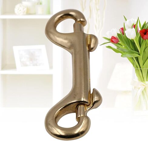 Mikikit مزدوجة نهاية الترباس المفاجئة مزدوجة نهاية الترباس السنانير المفاجئة: 4 قطع النحاس جراد البحر المشبك البيضاوي قطب الزناد كليب السنانير العين الترباس المفاجئة مقاطع معدنية للغوص، مقود الكلب، مفتاح سلسلة الترباس المفاجئة السنانير in Kuwait